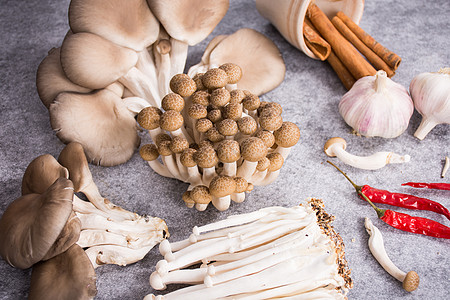菌菇健康食品高清图片