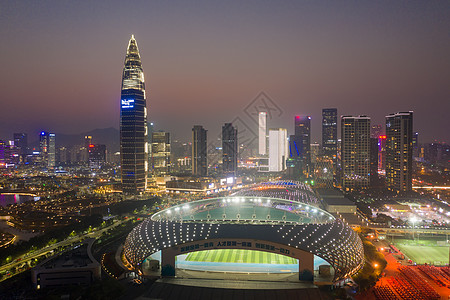 球场夜景深圳体育中心夜景背景