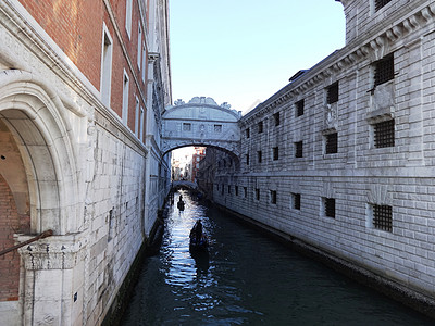 威尼斯学院桥意大利人文风景揽胜叹息桥背景