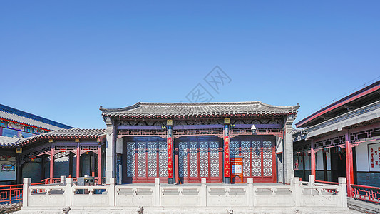 天津杨柳青石家大院背景图片