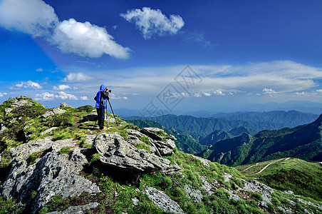 秦岭风光背景