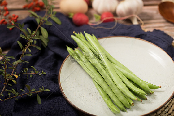 新鲜蔬菜四季豆图片