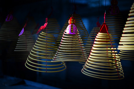 祈福素材寺庙祈福塔香背景