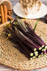 新鲜蔬菜红菜苔图片