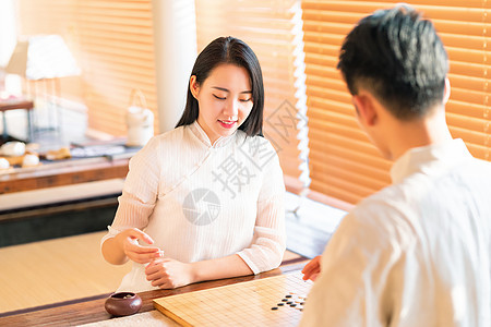 双人下棋图片