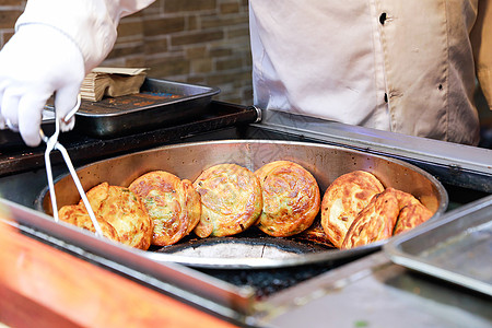 葱油饼西樵大饼高清图片