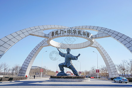 天津精武门中华武林园图片素材