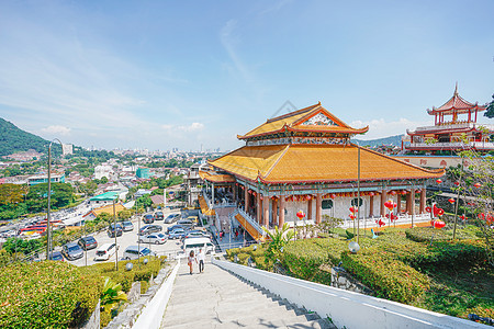 马来西亚槟城极乐寺背景