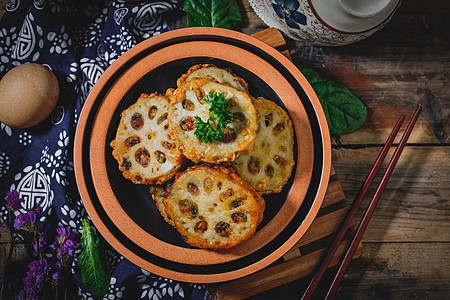 藕夹酥炸藕夹高清图片