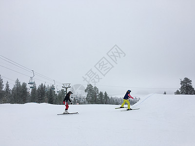 芬兰洛瓦涅米滑雪场图片