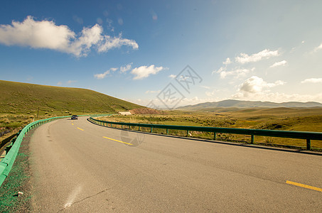 西北环线道路背景图片