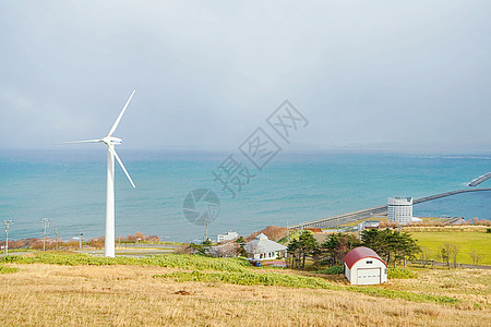 北海道稚内彩色房屋图片