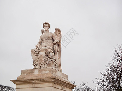 法国卢浮宫室外雕塑高清图片