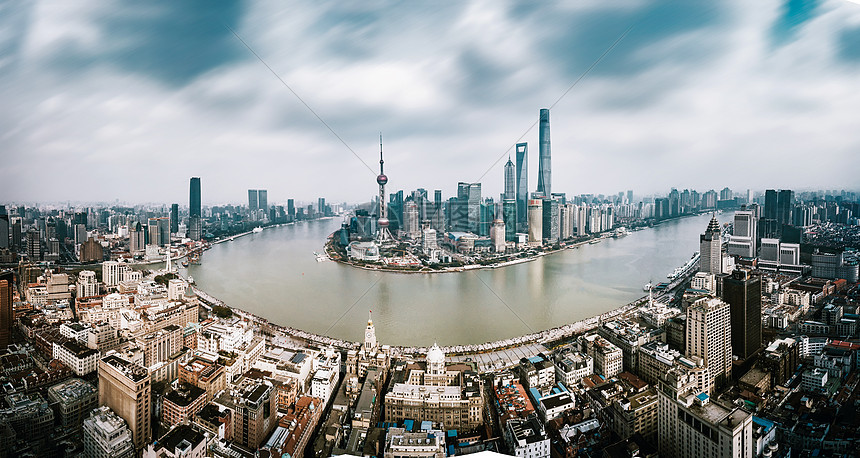 上海外滩全景高清图片下载 正版图片 摄图网