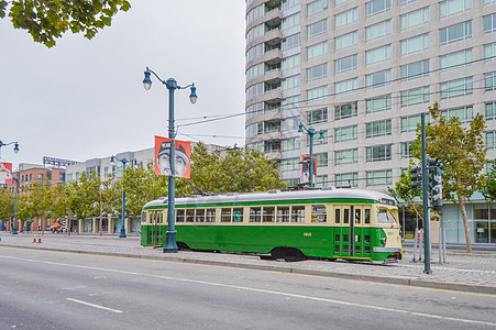 美国旧金山有轨电车图片