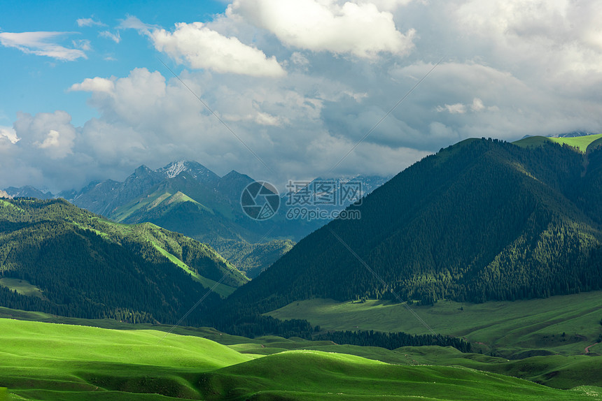 新疆天山草原天气图片