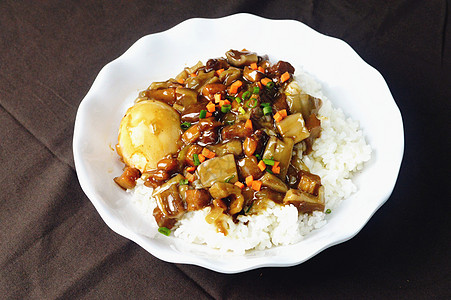 滷肉飯台式卤肉饭背景