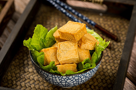 鱼豆腐烤串火锅食材鱼豆腐背景