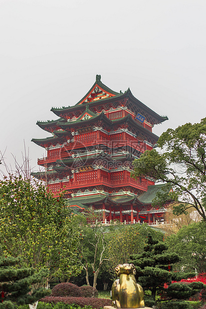 南昌滕王阁建筑外景图片