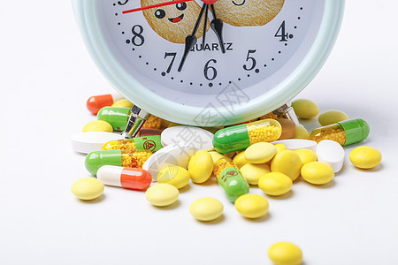 按时吃药图片素材