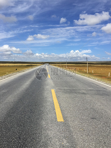 笔直的道路图片