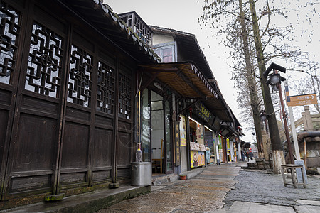 古镇巷子石板路图片