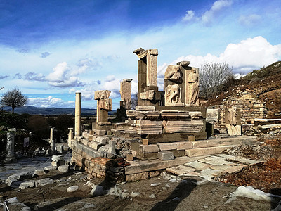 土耳其以弗所古城遗址图片