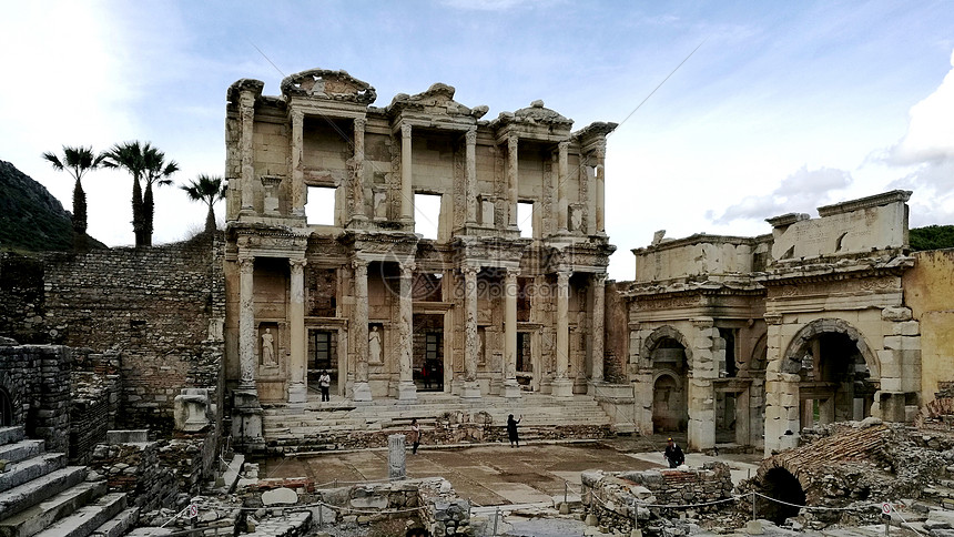 土耳其以弗所古城遗址图书馆图片