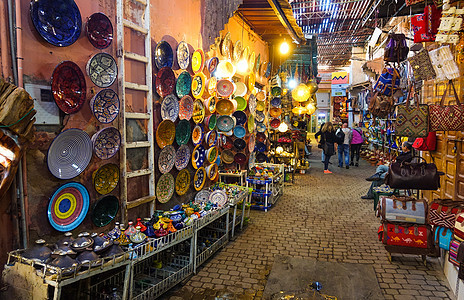 摩洛哥老市场麦地那图片