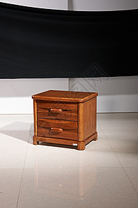 红木床头柜背景图片