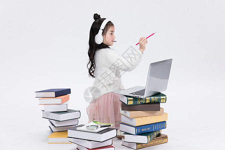 女孩在线教育图片