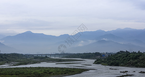 四川都江堰风景背景图片