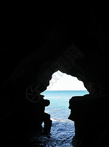 摩洛哥丹吉尔非洲洞高清图片