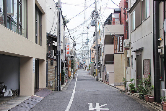 日本大阪小巷街道图片