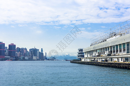 香港港口背景图片