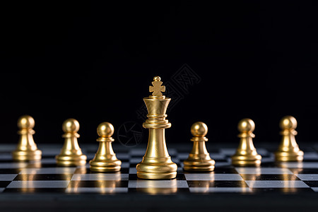 国际象棋金色国际象棋背景