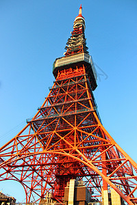 日本京都塔东京塔背景