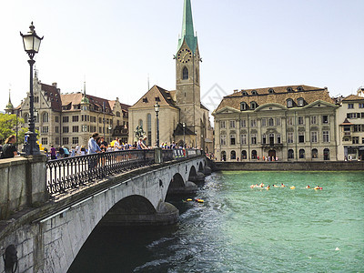 瑞士苏黎世利马特河图片