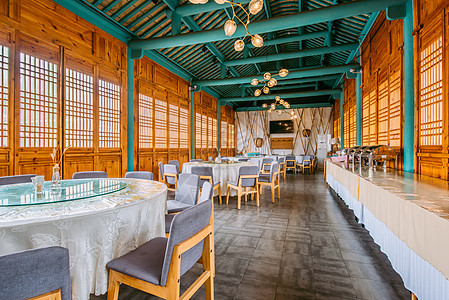 民宿餐厅休闲区域图片