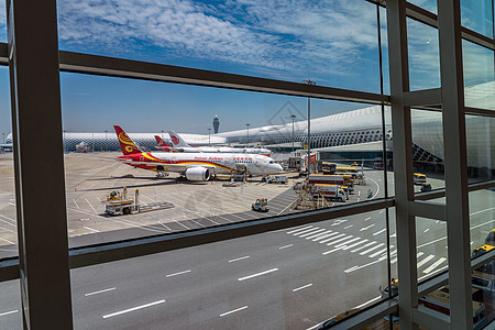 深圳国际机场停机坪图片