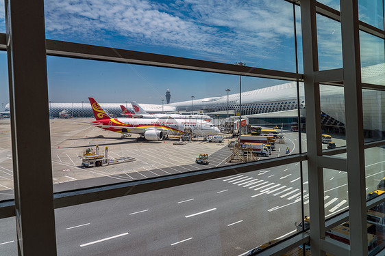 深圳国际机场停机坪图片