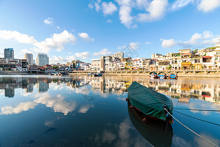 沙坡尾沿岸景色厦门沙坡尾背景