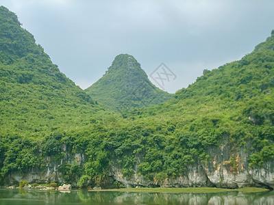 桂林漓江山水风光背景