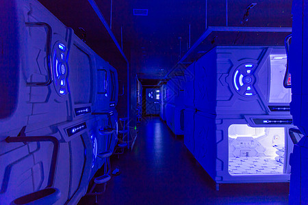 机场太空舱共享胶囊旅馆走廊图片
