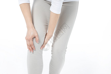 女性膝盖疼关节炎老女性高清图片