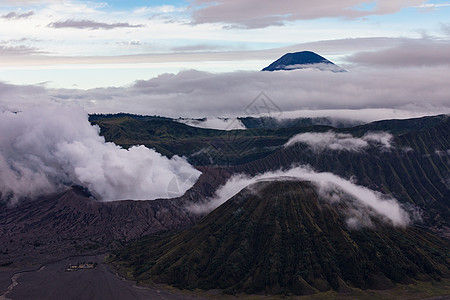 印尼布洛莫火山背景
