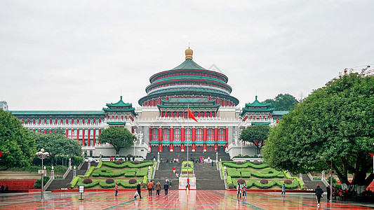 重庆市人民大礼堂背景图片