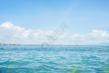 马来西亚仙本那海边背景