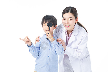 儿童体检视力检查背景