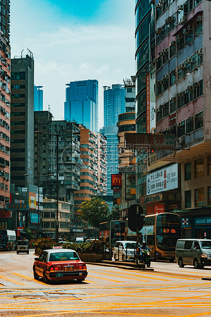 香港街道图片